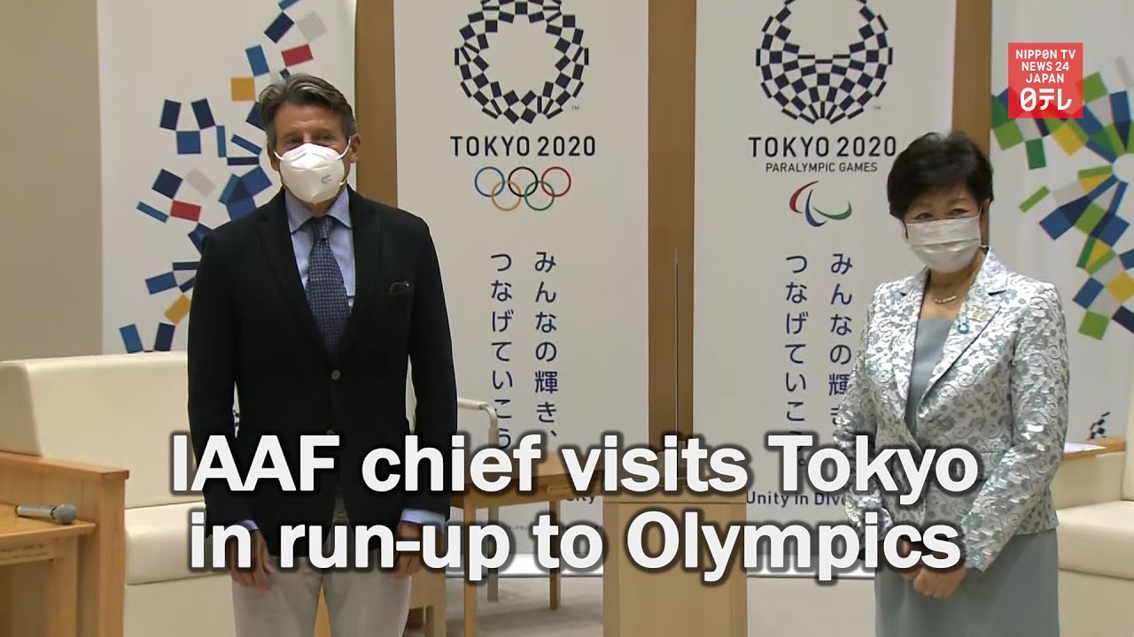 IAAF chief visits Tokyo in run-up to Olympics IAAF chief visits Tokyo in run-up to Olympics