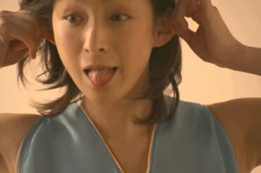 【広末涼子（ひろすえりょうこ）】出演CM　からだ巡茶　 巡りのお茶法 「耳ヨガ」篇 KARADA MEGURI Cha