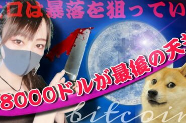 【ビットコイン,NEO,BNB,DOGE,SFP】大口は暴落を狙っている！？下落するならここで落とす