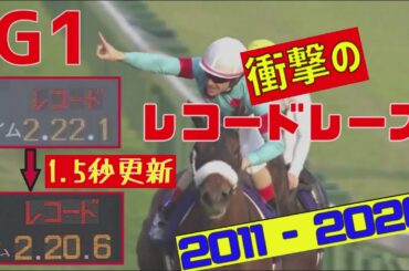 【競馬】【G1】 過去のコースレコードを大幅に更新した衝撃のレース【2011年～2020年】