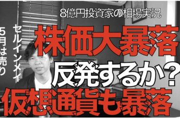 株・仮想通貨同時暴落！反発できるのか？このまま大暴落か？ビットコインはテスラ社停止で暴落！代わりのコインは・・・