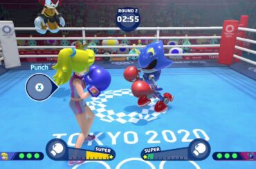 Mario and Sonic at the Tokyo 2020 Olympic Games- Peach (Boxing)