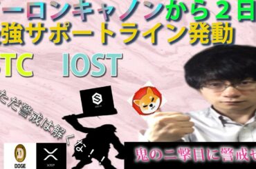 【仮想通貨ビットコイン，リップル,IOST,DOGE,SHIB】仮想通貨正念場！イーロンマスクの１tweetで大波乱！ただチャート的には売りを誘ってるふうにしか見えません。