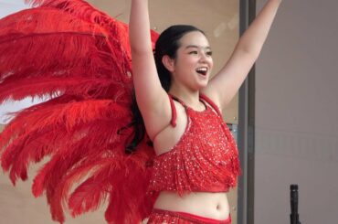 赤い羽根❤️東京外国語大学ブラジル研究会 別角度その2@はむら夏まつり2019 赤い羽根❤️東京外国語大学ブラジル研究会 別角度その2@はむら夏まつり2019