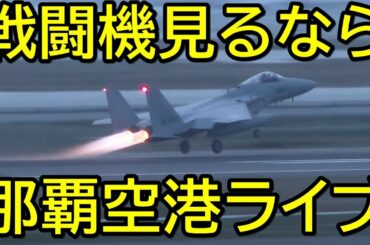 【那覇空港ライブカメラ】不発弾発見！新滑走路　離着陸。RWY36L民間機初離陸。瀬長島ウミカジテラス 20200420　Naha Airport Okinawa Livestreaming