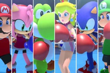 Mario & Sonic at the Olympic Games Tokyo 2020 - Boxing (All Characters)