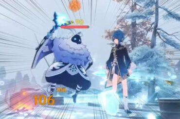 【原神】氷アビスと焚火で仲良しする【攻略解説】【ゆっくり実況】