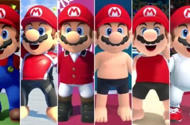 Mario & Sonic at the Olympic Games Tokyo 2020 - All Mario Outfits