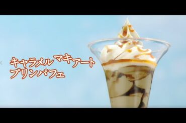 『大島優子』CM　2021 ミニストップ  キャラメルマキアートプリンパフェ