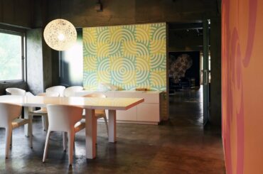 仙台の牛タン料理店に野老氏の壁画