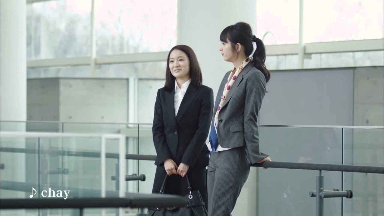 佐々木希(ささきのぞみ), chay(ちゃい)出演CM n♥line フレッシャーズ 先輩と新人篇|洋服の青山