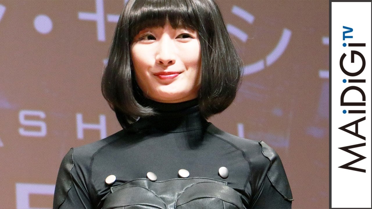 武田梨奈、セクシーな“少佐”風ボディースーツ姿に 映画「ゴースト・イン・ザ・シェル」公開直前イベント1