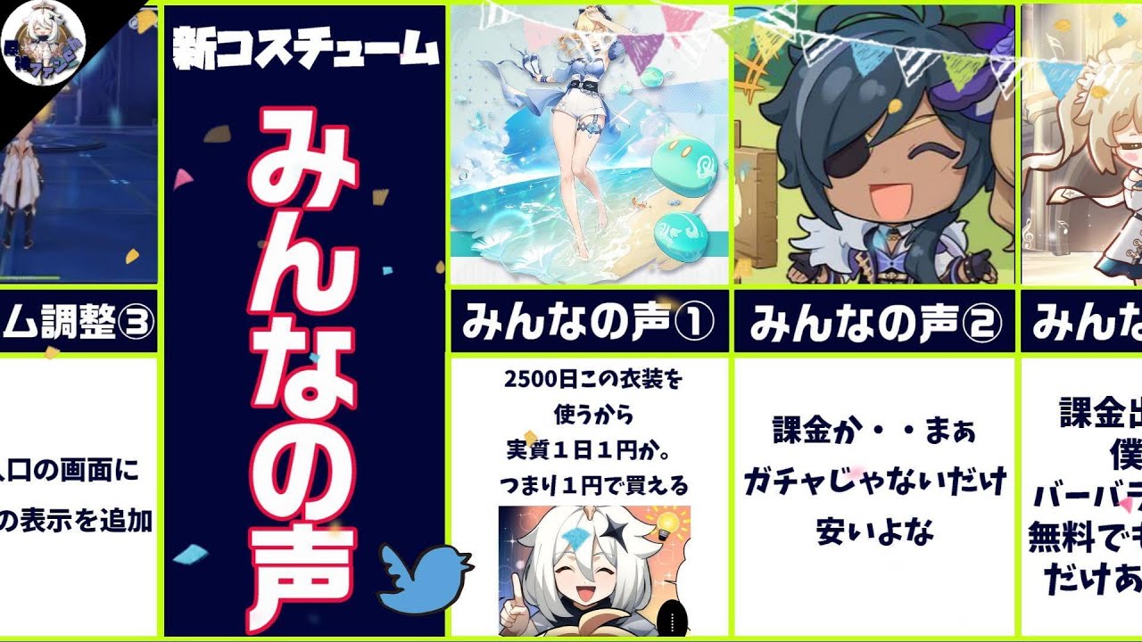 【原神】ver1.6アップデート情報!新スキン!?楽しみすぎw