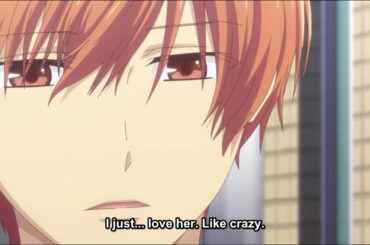 Yuki beats Kyo for not visiting Tohru – Fruits Basket The Final