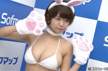 【TNS動画ニュース】グラドル・菜乃花、マッサージ効果でIカップに…DVD「恋、菜乃花。」発売記念イベント