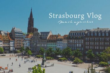 可愛くて1日中カフェ巡りしたくなる街|ストラスブール -Strasbourg-|焼き菓子本場のアルザスをお散歩|美味しい郷土料理♡|暮らしVlog