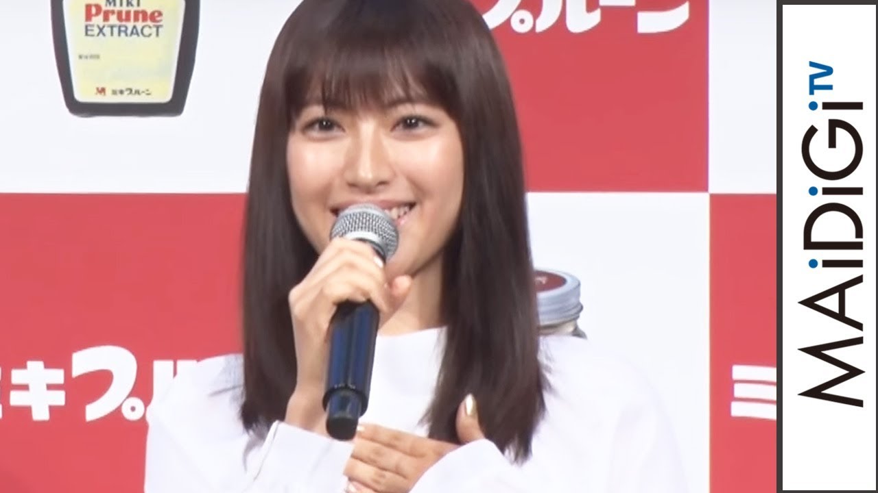 瀧本美織 ミキプルーン Cm出演に感激 本当に光栄 ミキプルーン 新cm発表会2 Tkhunt