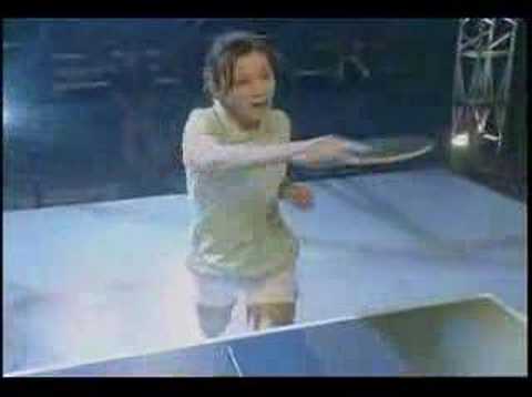 (CM)加藤あい NTTDoCoMo 料金 vsドコモダケ 卓球篇