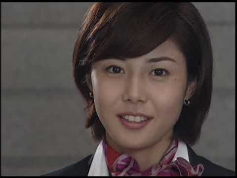 【お宝】 矢田亜希子&松嶋奈々子のスチュワーデス衣装で超美脚インタビュー