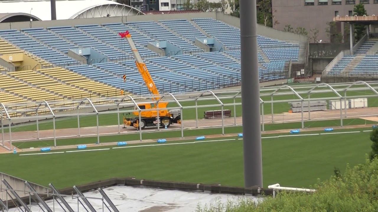東京オリンピック開幕1か月前の国立競技場付近の風景 ⑤