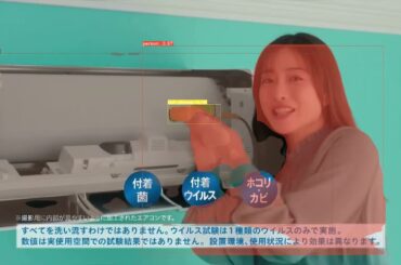 【AI物体検知】TVCM『日立エアコン 白くまくん』【石原さとみ】