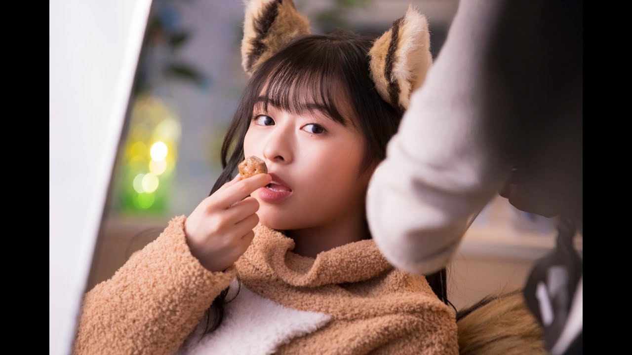 森七菜がリスの着ぐるみ姿にハイテンション!ロッテ新CMメイキング