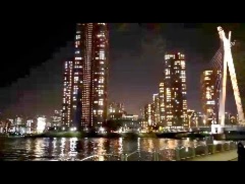 🌊🌸竹内まりや🎶マンハッタンキス、シングルアゲイン🎶Night view of River City 21