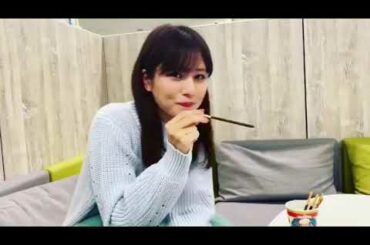 堤礼実アナとポッキー💕