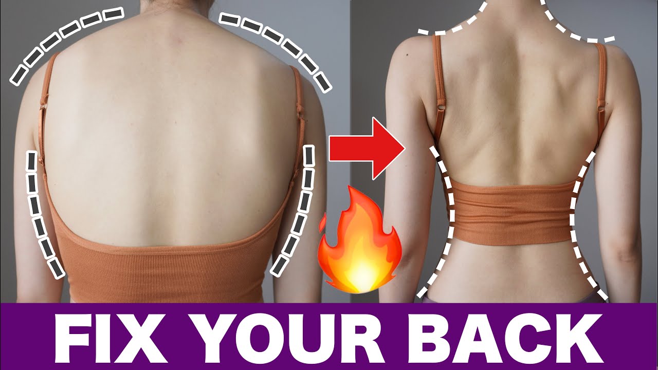 【8分】美しく引き締まった背中&姿勢をつくる!立ったまま出来る背中トレーニング