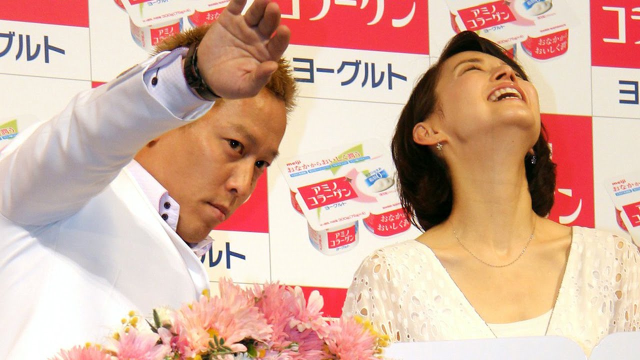 石田ゆり子、じゅんいちダビッドソンとの初対面は「わ、本田さんだ」「アミノコラーゲンヨーグルト」新CM発表会 会見1 #Junichi Davidson #Keisuke Honda