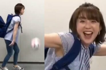 宮司愛海アナの『槙野チャレンジ』が可愛いすぎ!