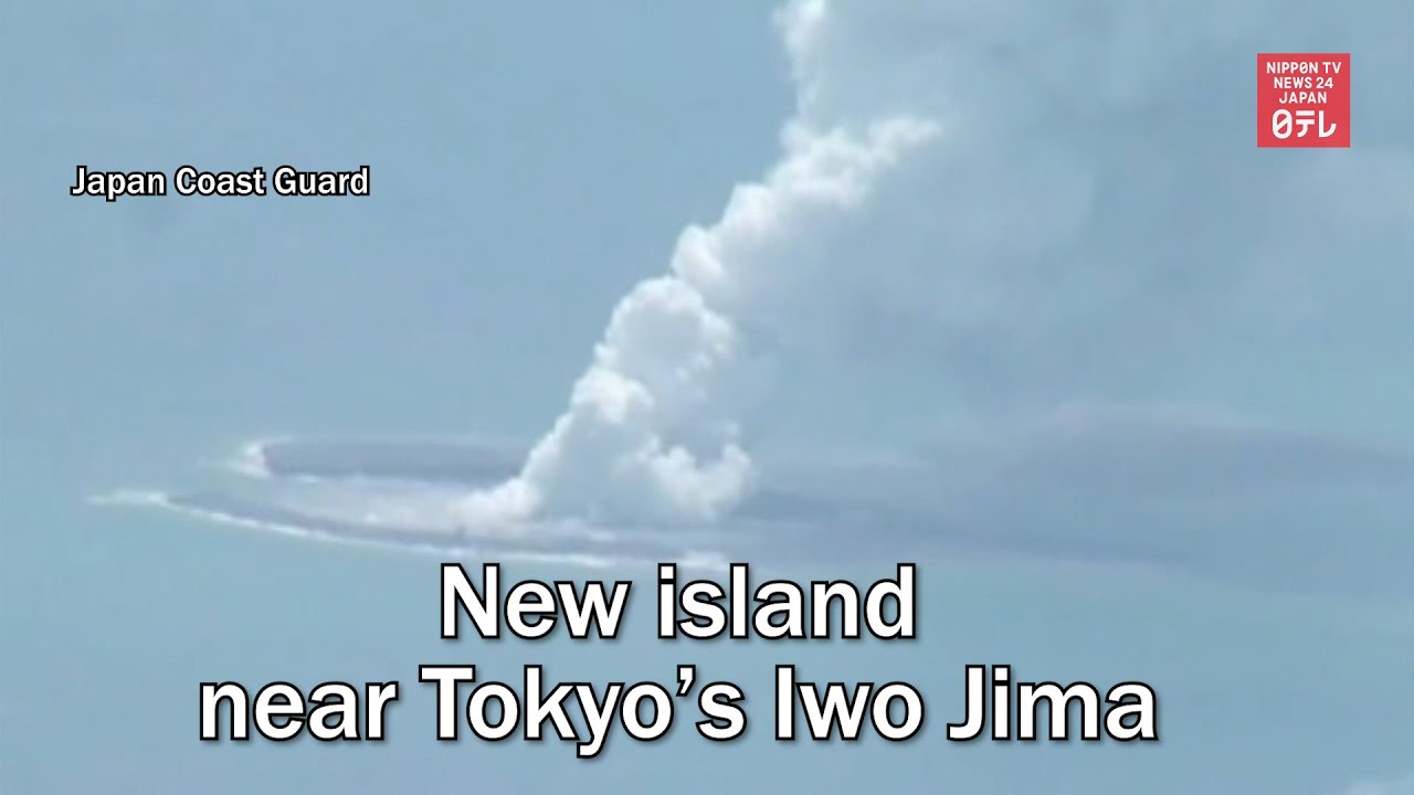 New island formed after undersea eruption near Tokyo’s Iwo Jima