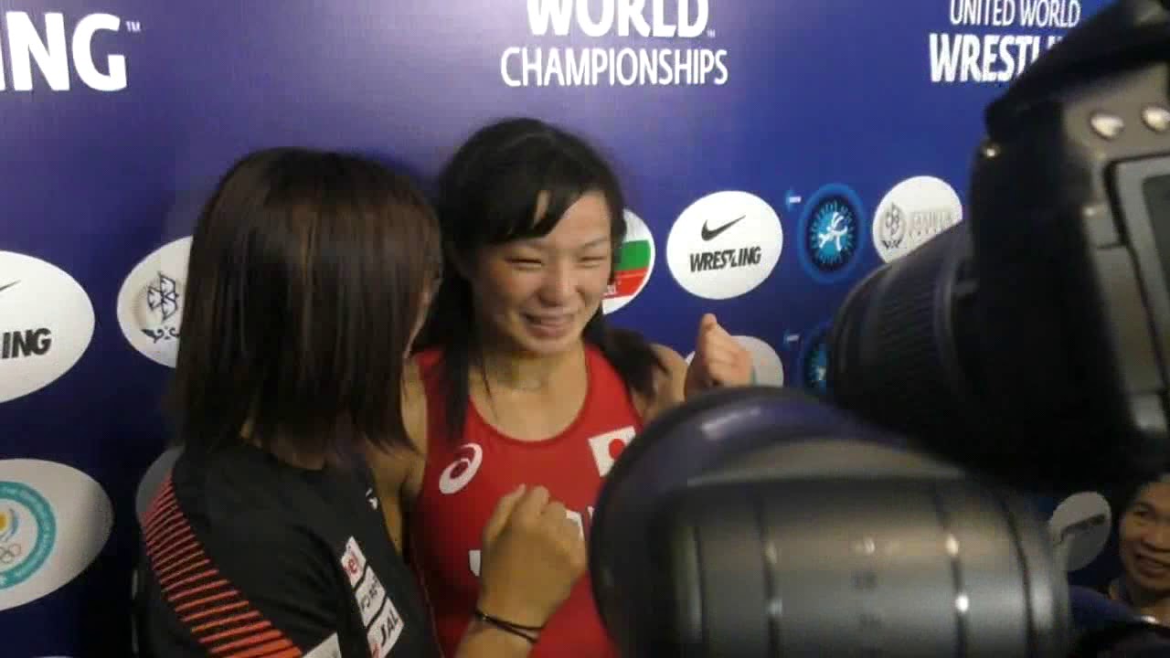 川井友香子選手インタビュー 姉梨紗子選手との囲み取材(3位決定戦直後)