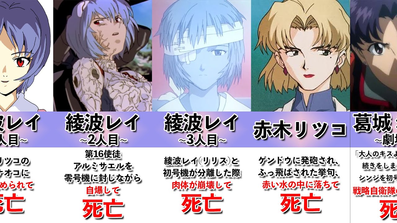 【エヴァンゲリオン】印象に残っている死亡シーンまとめ!