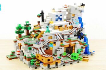 レゴ マインクラフト 山の洞窟 21137 登録者40万人突破の感謝を込めて / LEGO Minecraft The Mountain Cave, Thanks for 0.4M subs