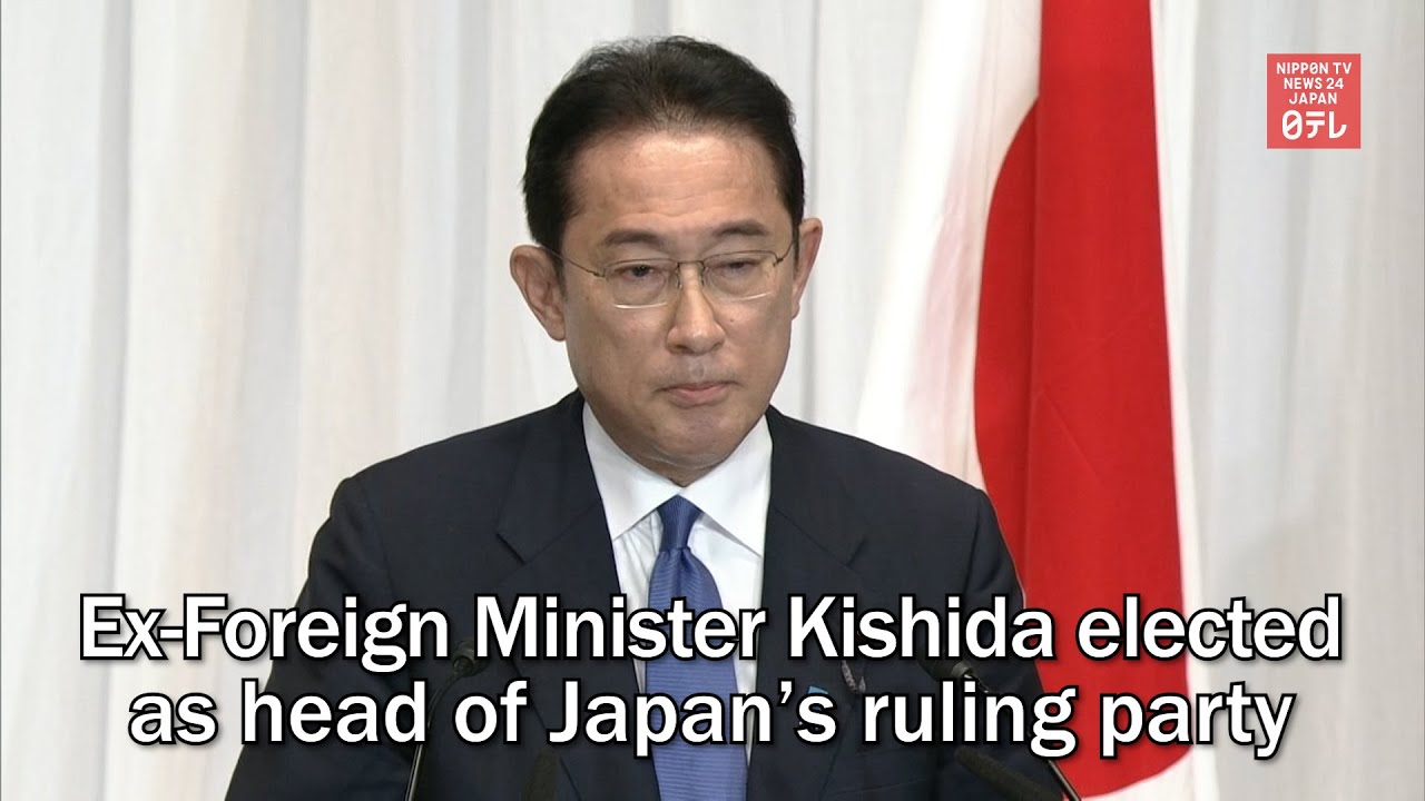 Ex-Foreign Minister Kishida elected as head of Japan’s ruling party