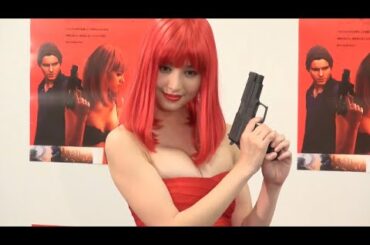 橋本マナミ、ノーブラ・ノーパン・ボディコンスーツで恋愛体験を撃つ 映画『カイト/KITE』公開記念