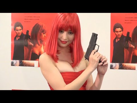 橋本マナミ、ノーブラ・ノーパン・ボディコンスーツで恋愛体験を撃つ 映画『カイト/KITE』公開記念