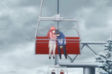 五等分の花嫁∬ – Five sisters who held Futaro's five fingers together during the wedding ceremony