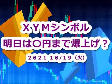 仮想通貨 XYMシンボル明日上場の期待上げ〇円まで爆上げか?【10月19日】