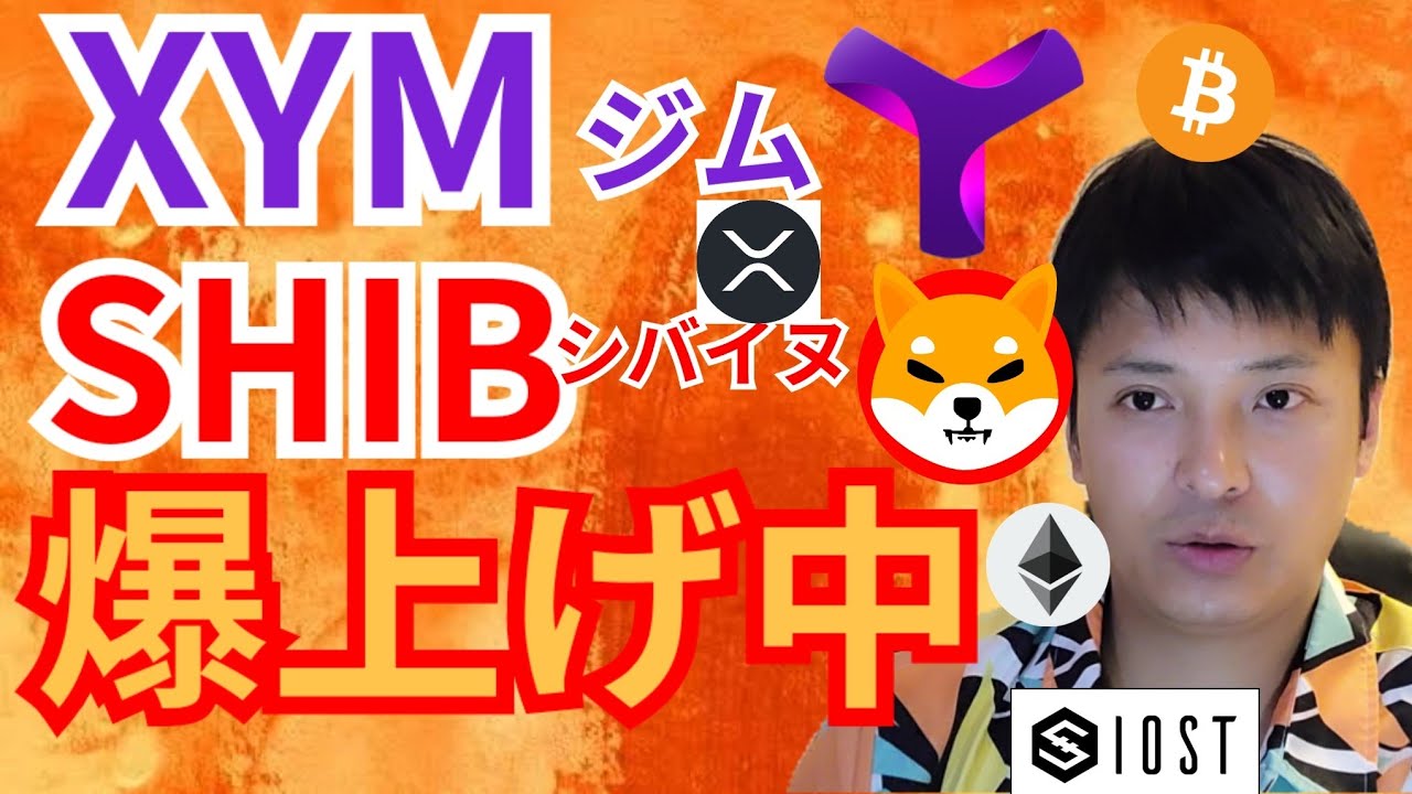 シンボル & シバイヌ 爆上げ中‼️【仮想通貨 BTC ETH XRP IOST XYM SHIB チャート分析】