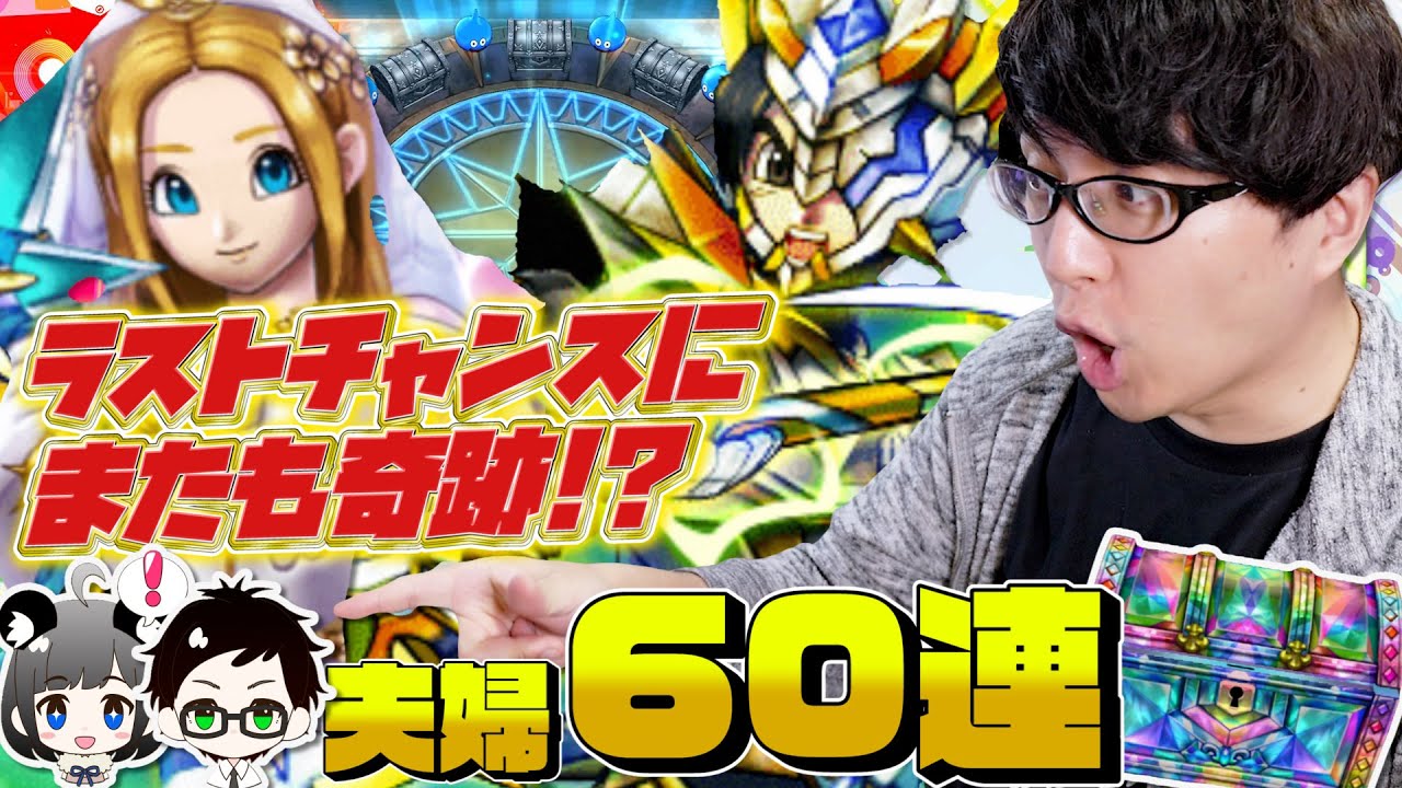 【ドラクエウォーク】天空の花嫁&マスタードラゴン装備 夫婦60連【ドラゴンクエストウォーク】