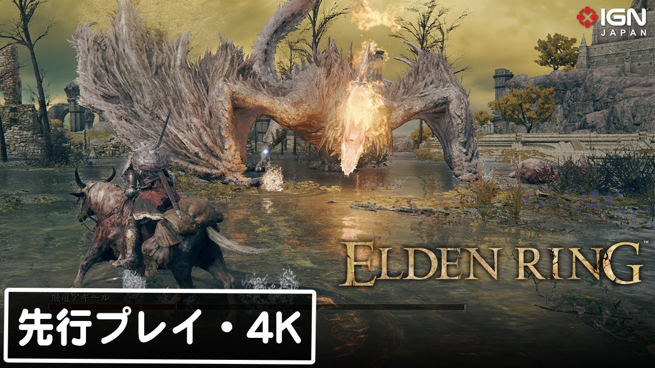 【4K】『ELDEN RING』先行プレイ!複数のボスやダンジョン、闇霊NPC侵入イベントなどの模様を30分に凝縮