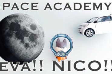 【TOYOTA iQ 】 宇宙なんちゃら こてつくん !!  宇宙遊泳 EVA ニコ登場!月へ -StopMotion-