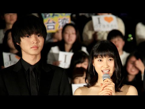 山崎賢人・土屋太鳳 映画「orange‐オレンジ‐」舞台挨拶