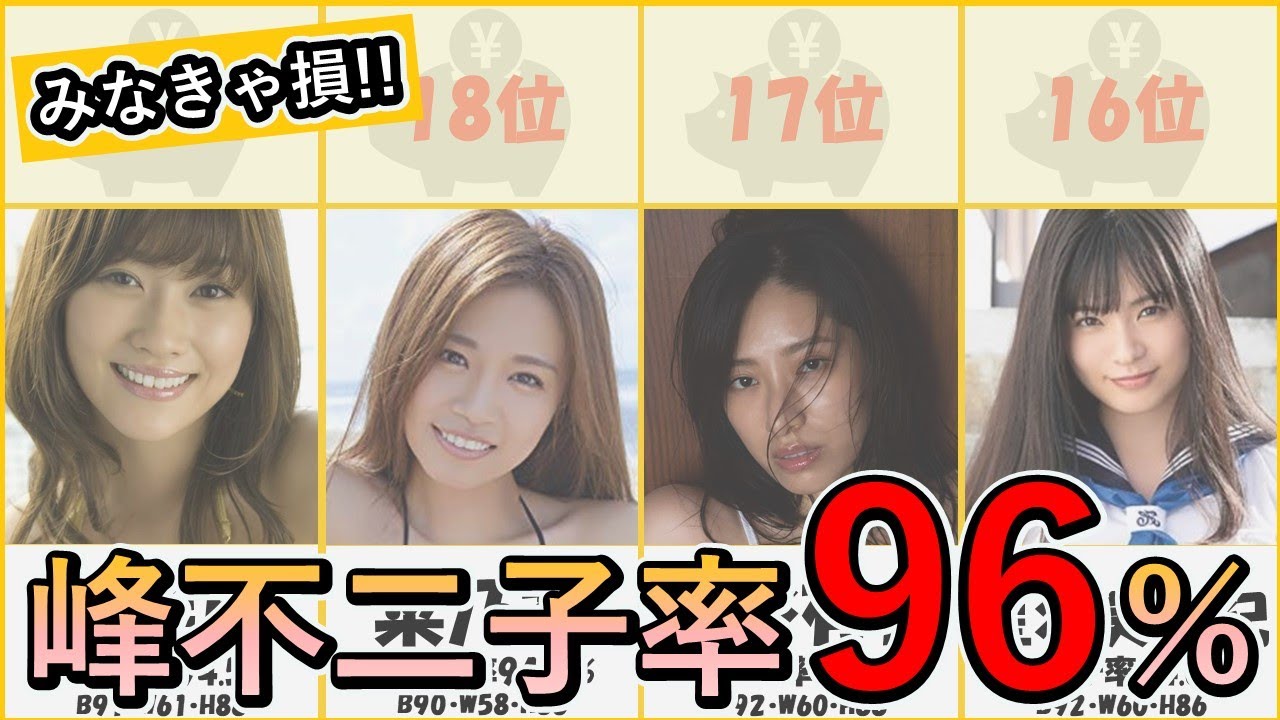 【長澤まさみにも圧勝!!】峰不二子なカラダランキングTOP48