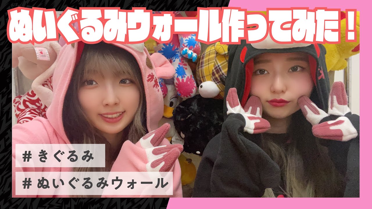 【おうちでエンタメを楽しめるシリーズ】いろいろなぬいぐるみでぬいぐるみウォール作ってみた!