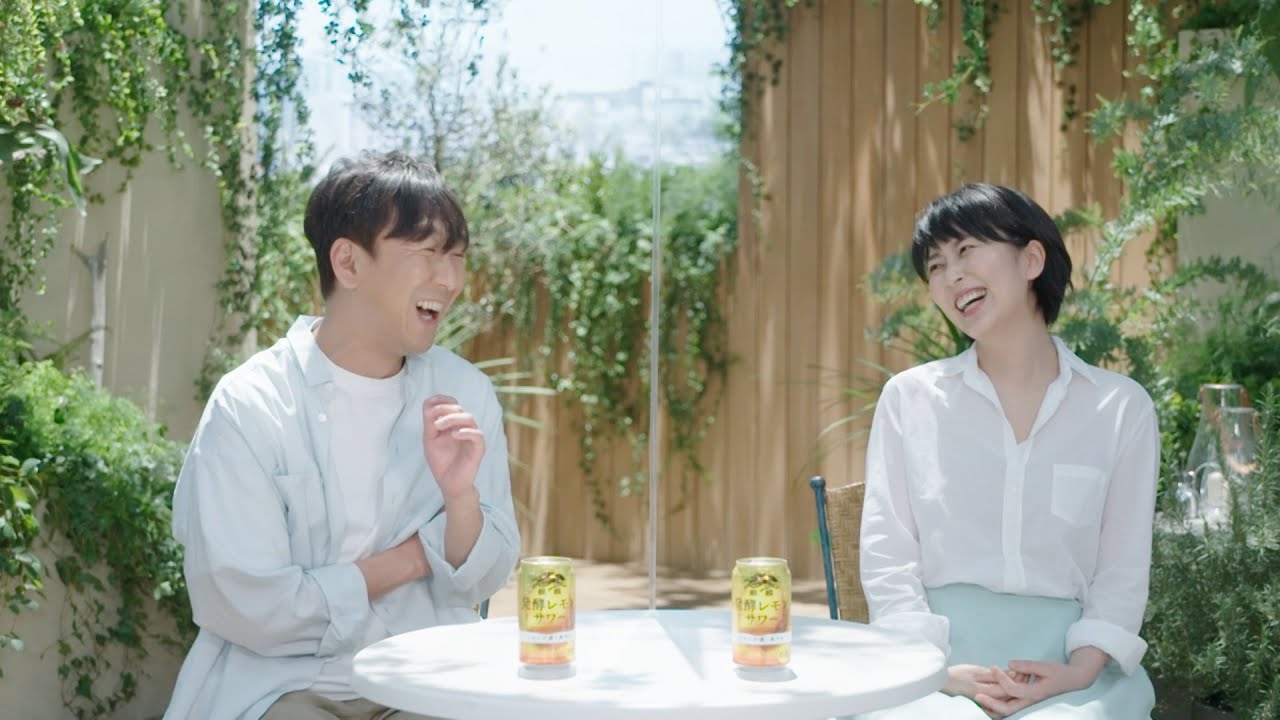 松たか子&東京03 飯塚のとびきりの笑顔に注目!/「麒麟 発酵レモンサワー」新CMメイキング