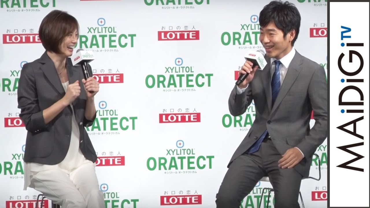 米倉涼子、ジャルジャルの「ものまねしてた」 イベントで告白 「キシリトール オーラテクトガム」新CM発表会2