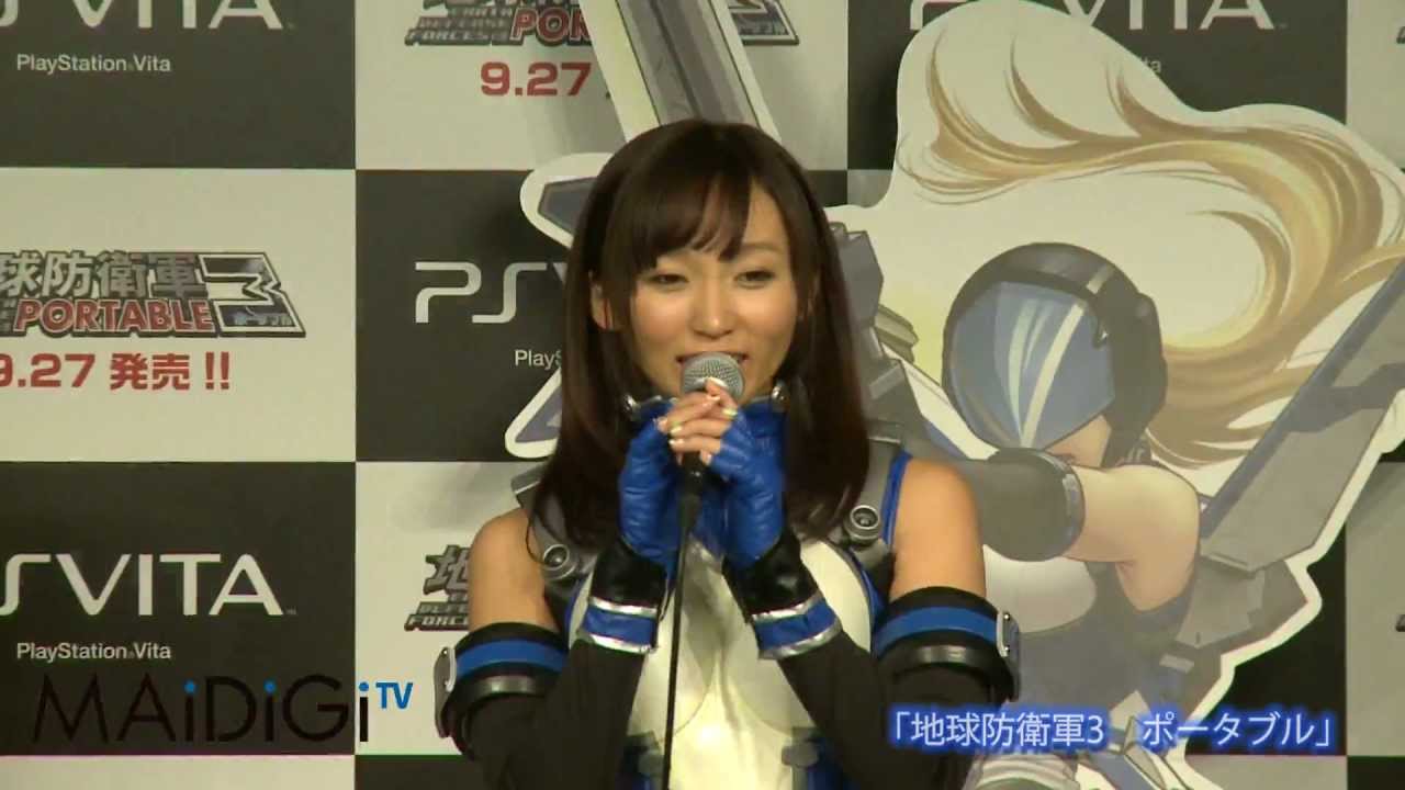吉木りさ ミススカ役衣装で登場 「地球防衛軍3」イベント